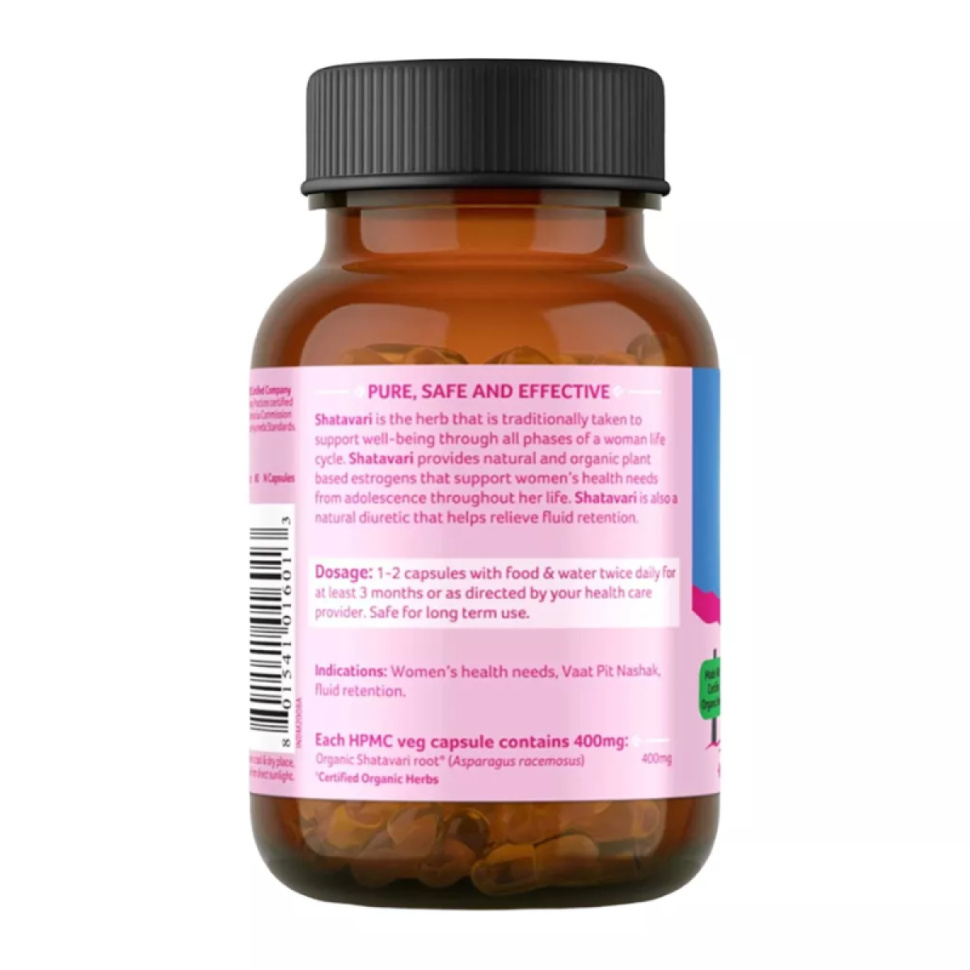 Шатавари Organic India, 60 кап.
