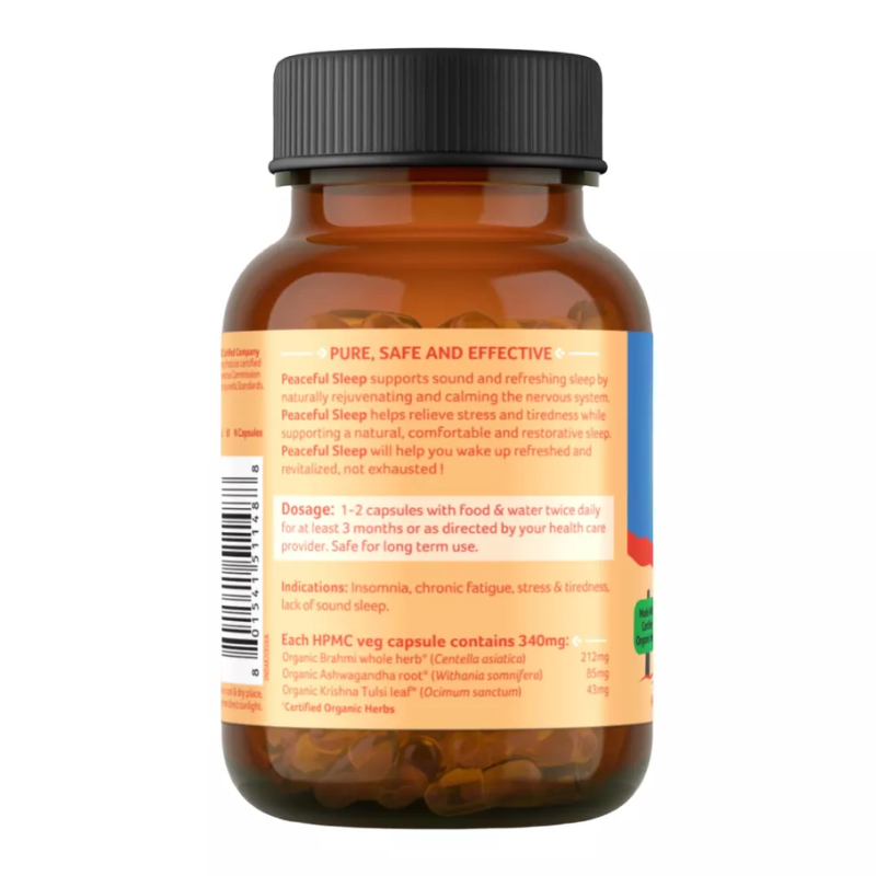 Спокойный сон Organic India, 60 кап.