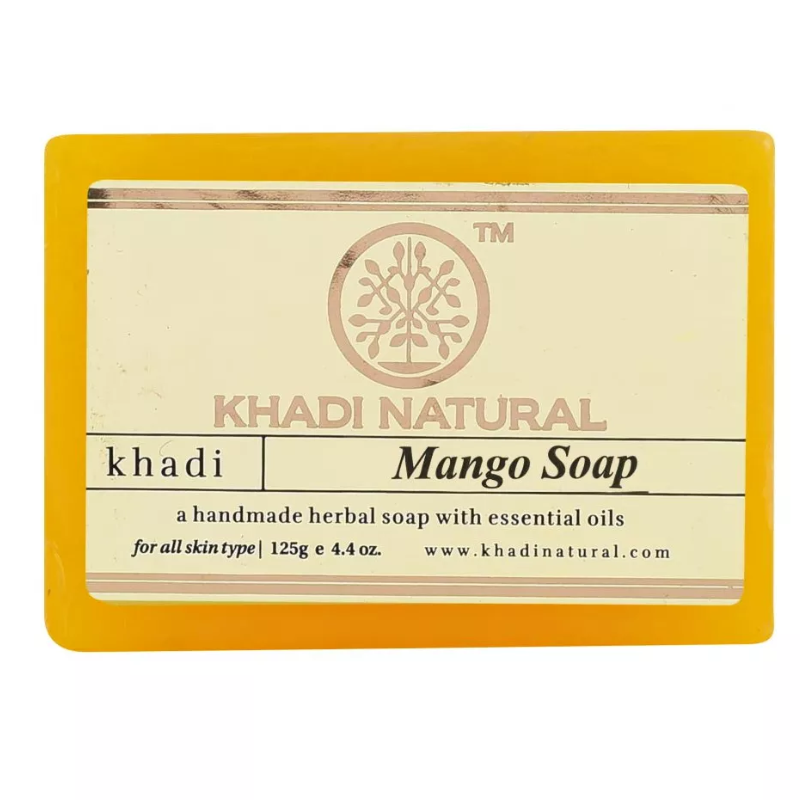 Глицериновое мыло ручной работы с манго Khadi Natural, 125 г.