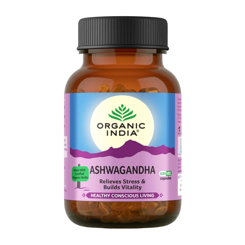 Ашвагандха Organic India, 60 кап.