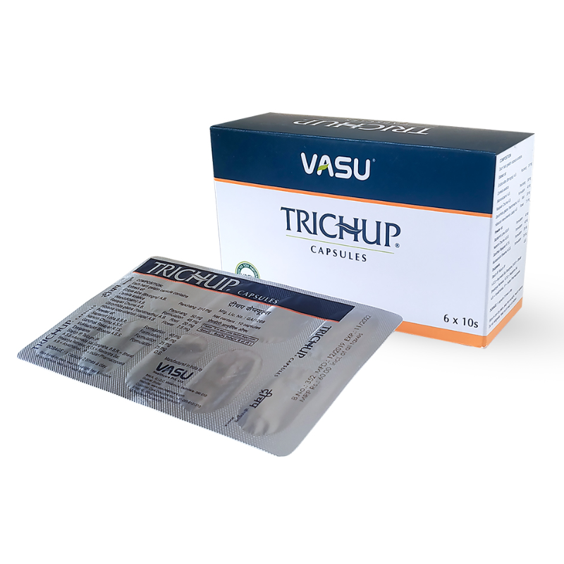 Средство для роста волос Trichup Vasu, 60 кап.