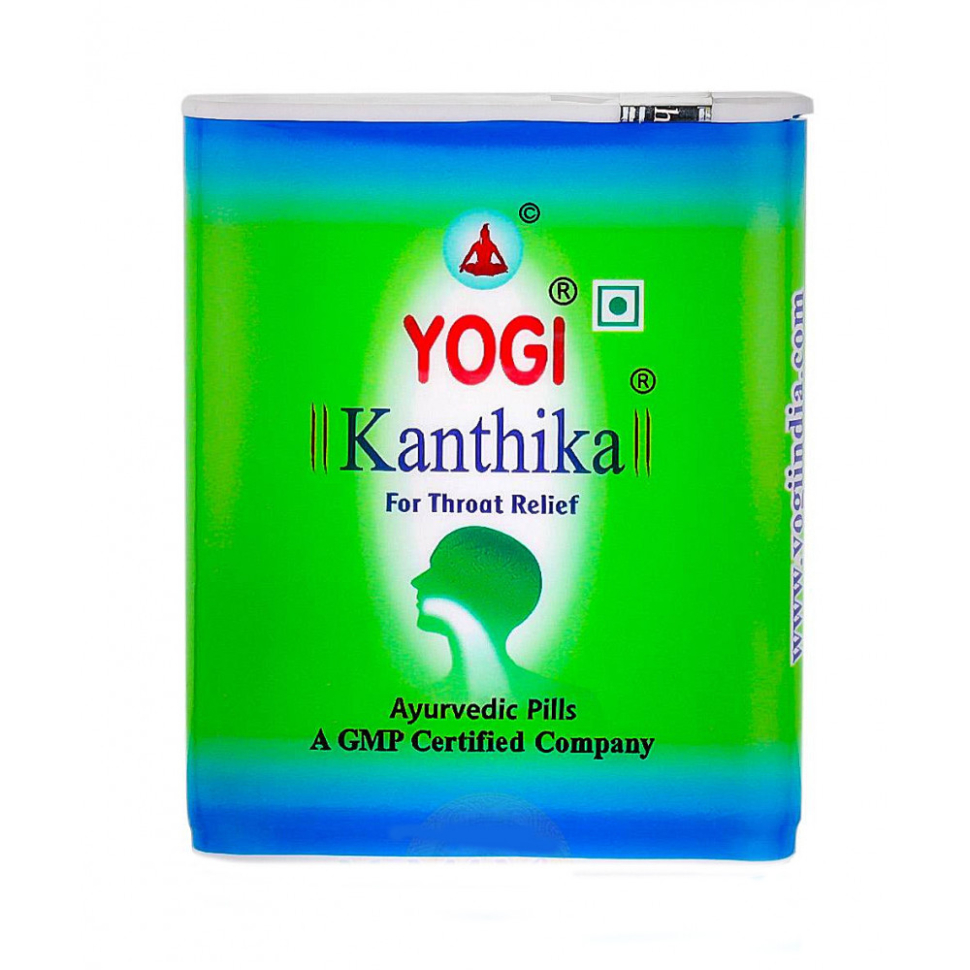 Драже от кашля и боли в горле Yogi Kanthika, 140 шт.