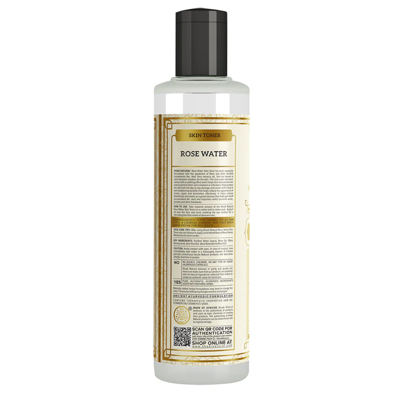 Тоник «Розовая вода» Khadi Natural, 210 мл.