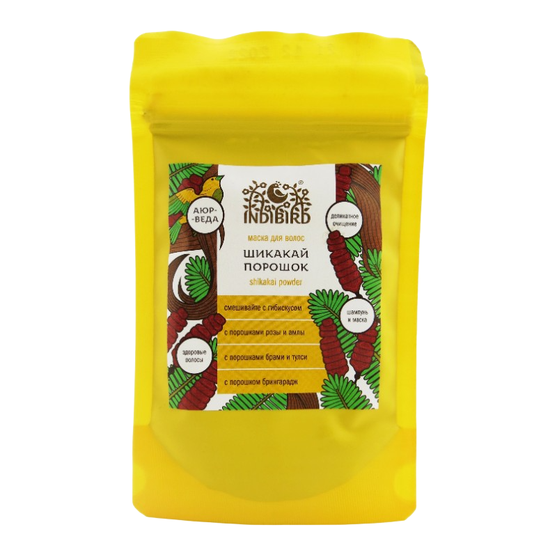 Порошок для волос Шикакай Indibird, 50 г.