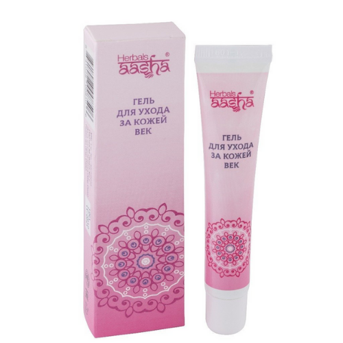 Гель для ухода за кожей век Aasha Herbals, 15 г.