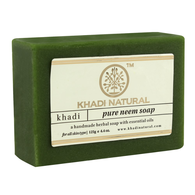 Глицериновое мыло ручной работы с нимом Khadi Natural, 125 г.