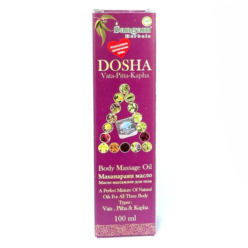 Массажное масло для тела Маханараян «Доша» Sangam Herbals, 100 г.