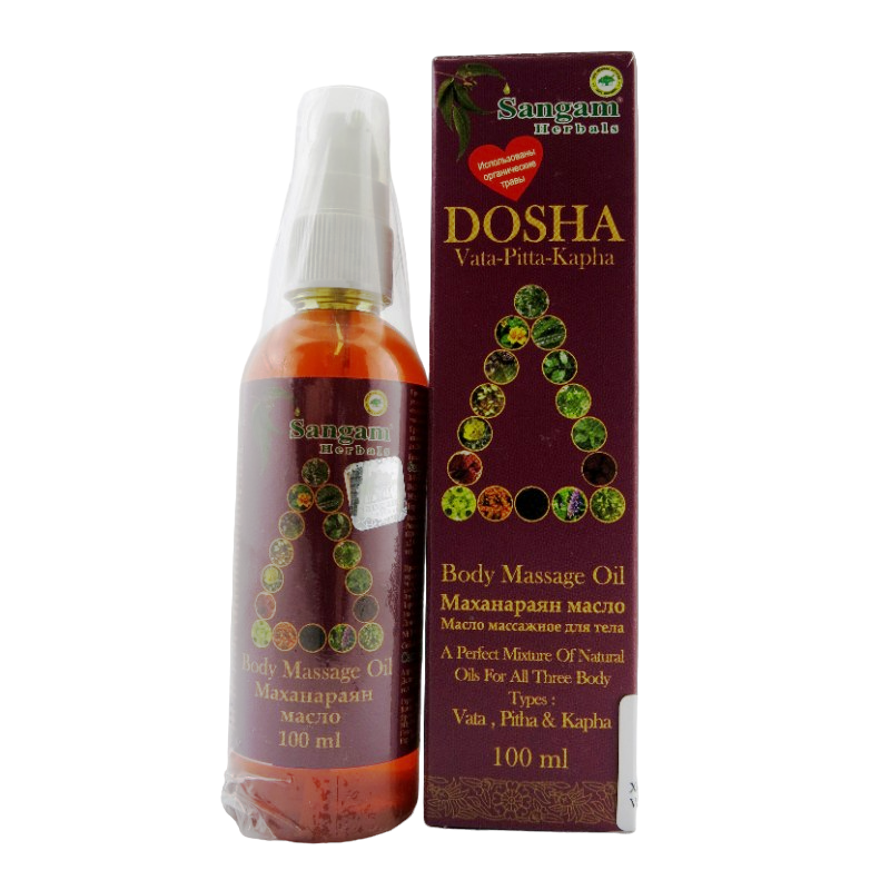 Массажное масло для тела Маханараян «Доша» Sangam Herbals, 100 г.