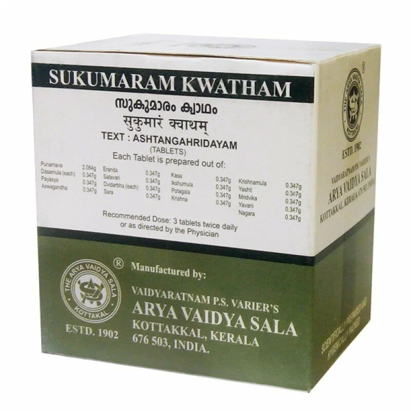 Сукумарам Кватам AVS Kottakal, 100 таб.