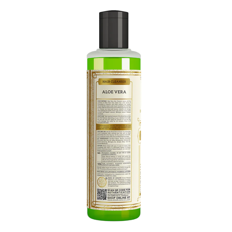 Шампунь «Алое вера» Khadi Natural, 210 мл.