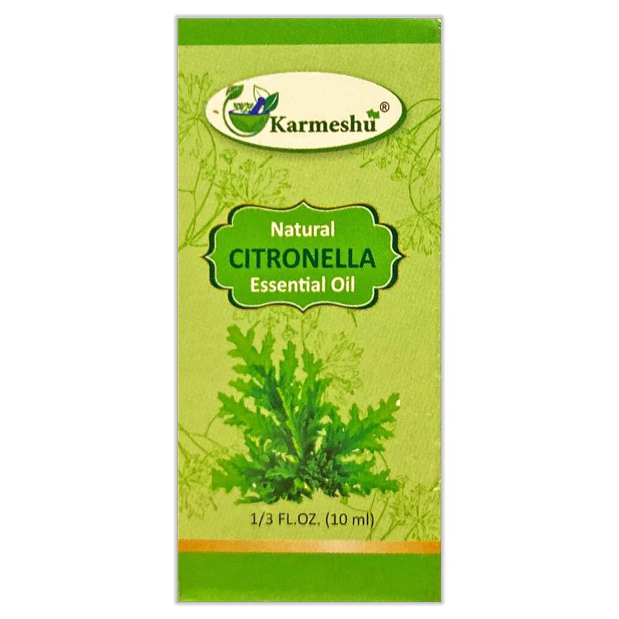 Масло эфирное Цитронелла, Essential oil Citronella, 10 мл, Karmeshu