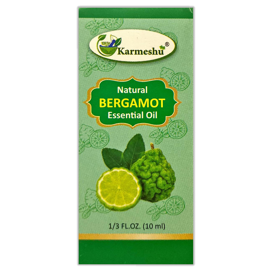 Масло эфирное Бергамот, Essential oil Bergamot, 10 мл, Karmeshu