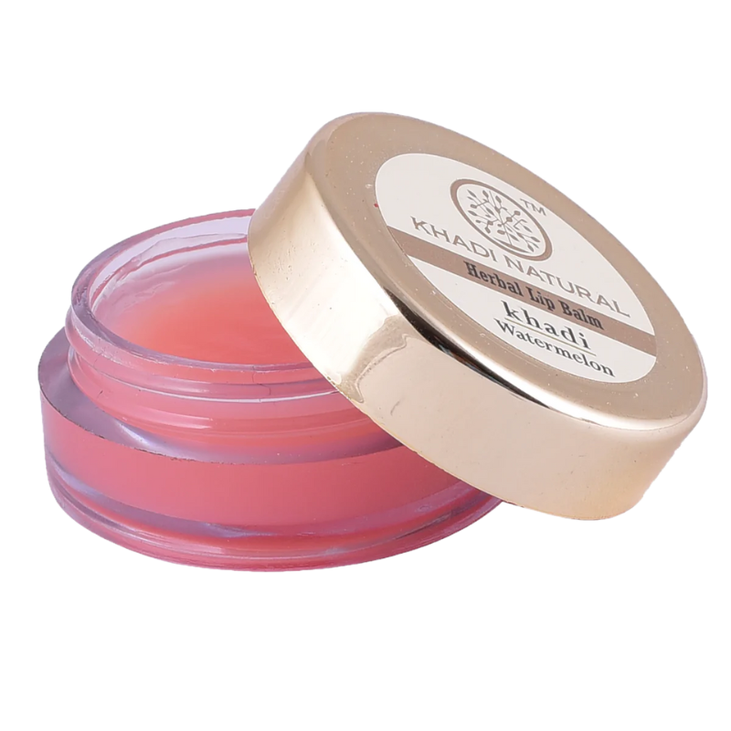 Бальзам для губ «Арбуз» с пчелиным воском и мёдом Khadi Natural, 5 г.