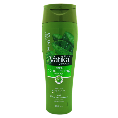 Шампунь «Индийская Хна» для сухих волос Vatika Dabur, 200 мл.