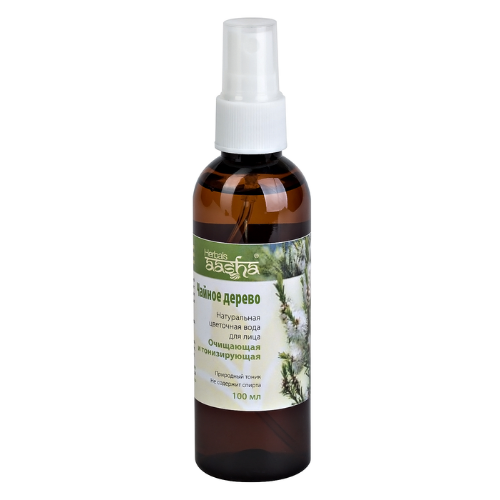 Натуральная цветочная вода Чайное дерево Aasha Herbals, 100 мл.