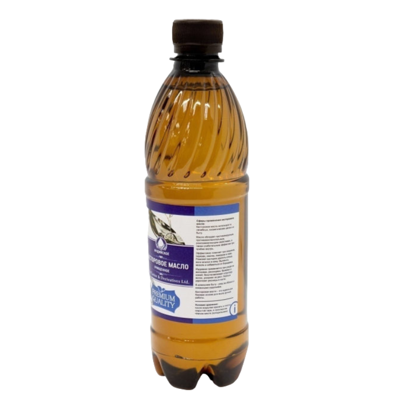 Индийское Касторовое Масло холодного отжима, очищенное Amee Castor, 500 мл.