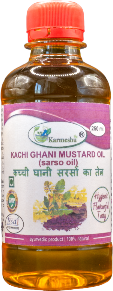Масло горчичное холодного отжима | Mustard oil | 250 мл | Karmeshu