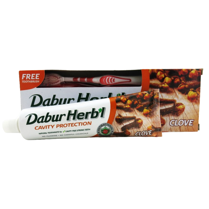 Зубная паста Хербл Гвоздика Dabur, 150 г. + зубная щётка