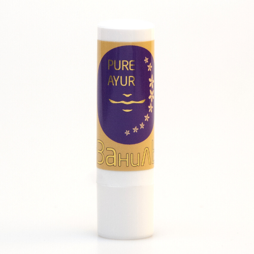 Бальзам для губ с маслом кумкумади и ванилью Pure Ayur, 5 мл.