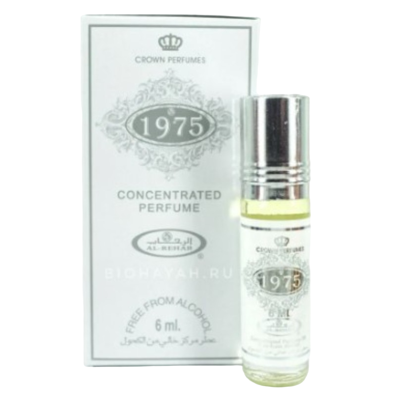 Духи масляные арабские «1975» Al Rehab, ролик 6 мл.