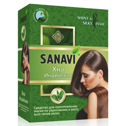 Натуральная индийская хна Sanavi, 100 г.