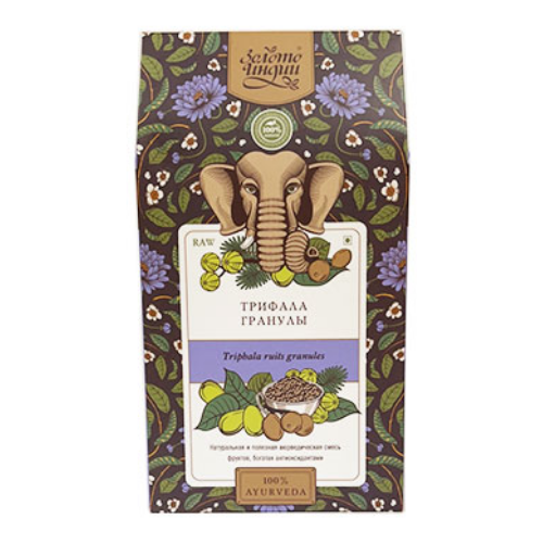 Трифала дробленая гранулы Золото Индии, 100 г.