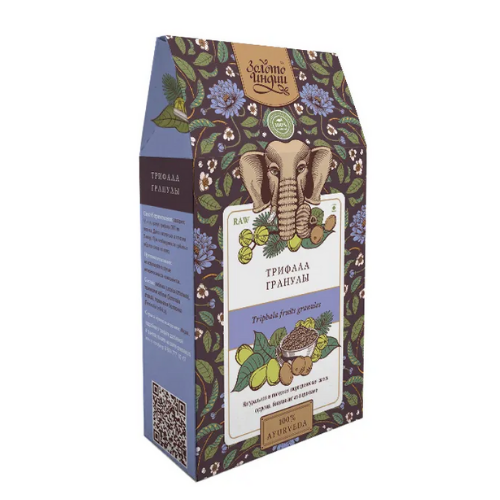 Трифала дробленая гранулы Золото Индии, 100 г.