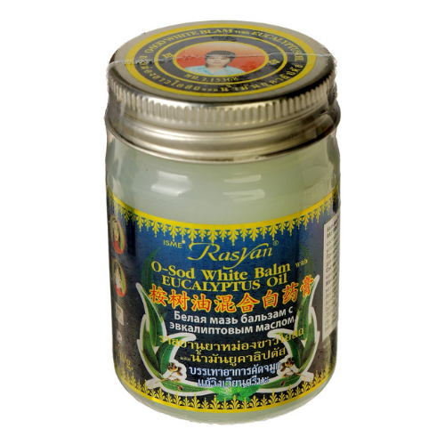 Бальзам тайский белый с эвкалиптовым маслом Isme Rasyan, 50 г.