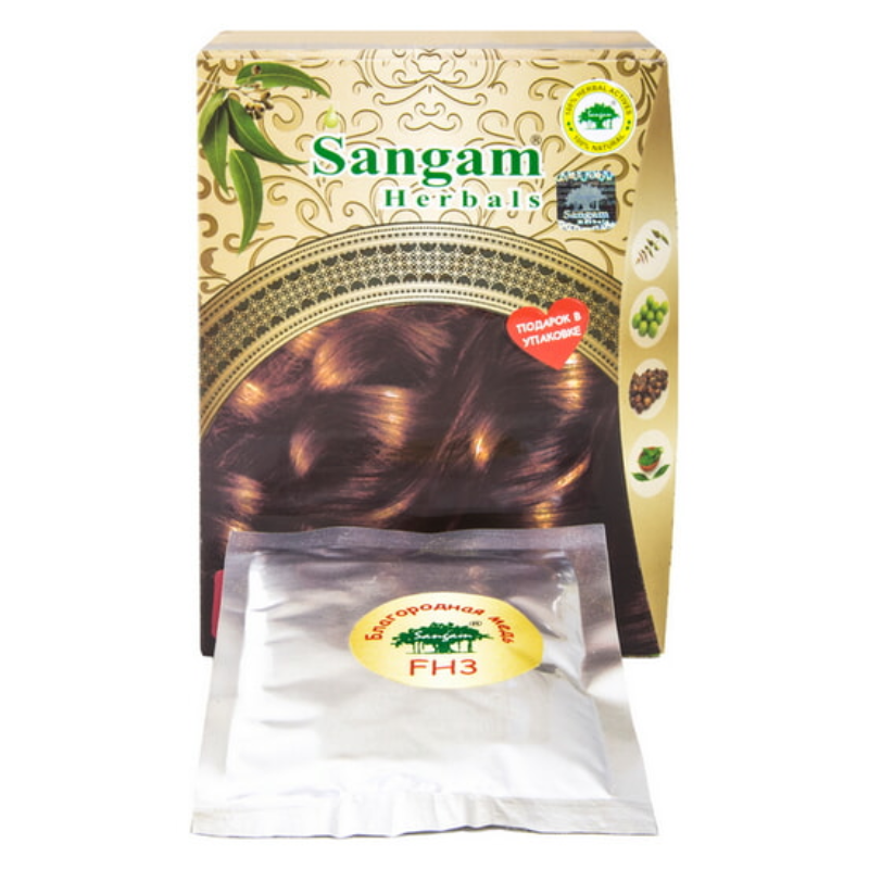 Натуральная краска для волос FH3 Благородная медь, 50 г.