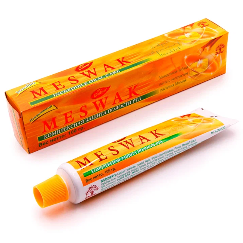 Аюрведическая зубная паста Мисвак Dabur, 100 г.