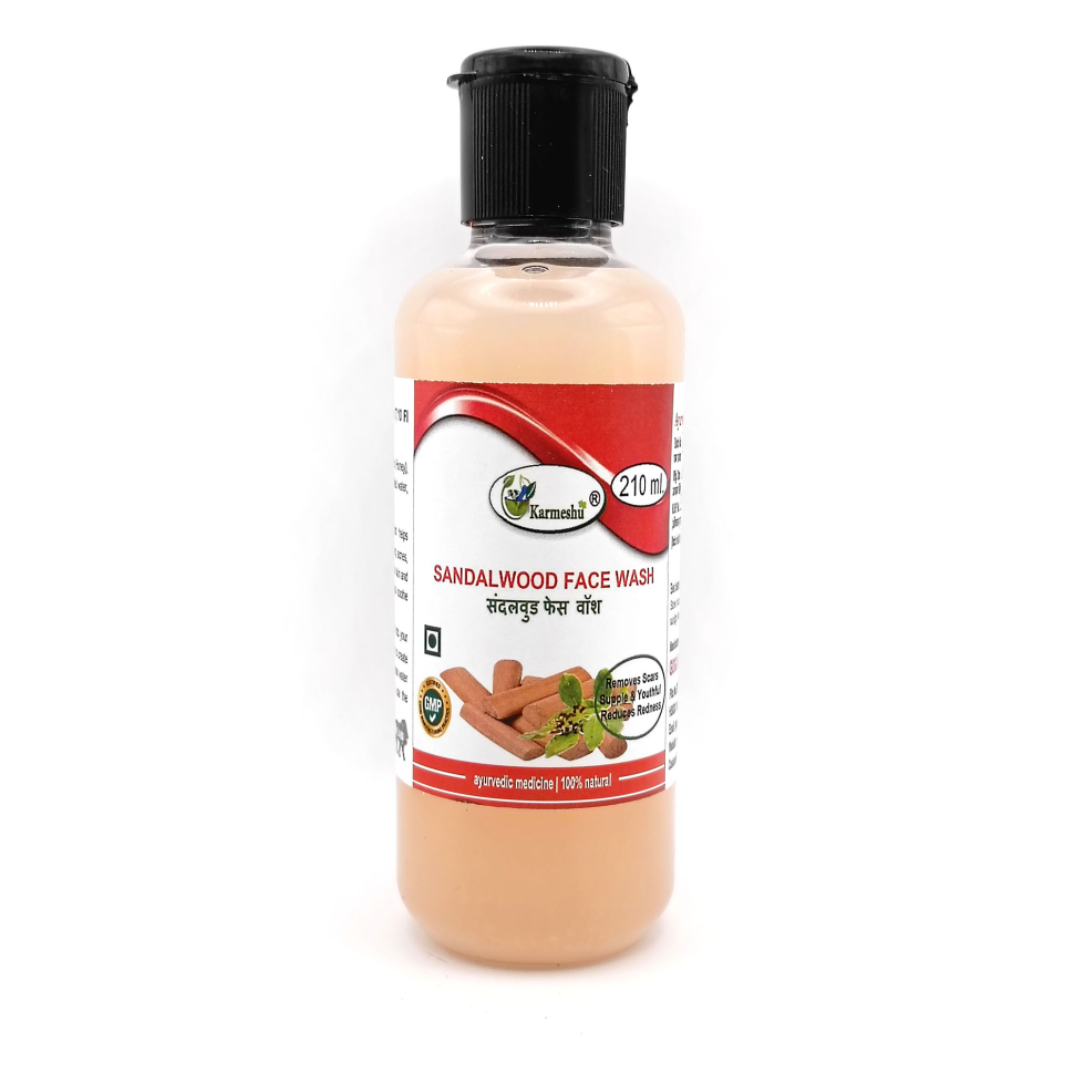Гель для умывания Сандаловое дерево | Sandalwood face wash | 210 мл | Karmeshu