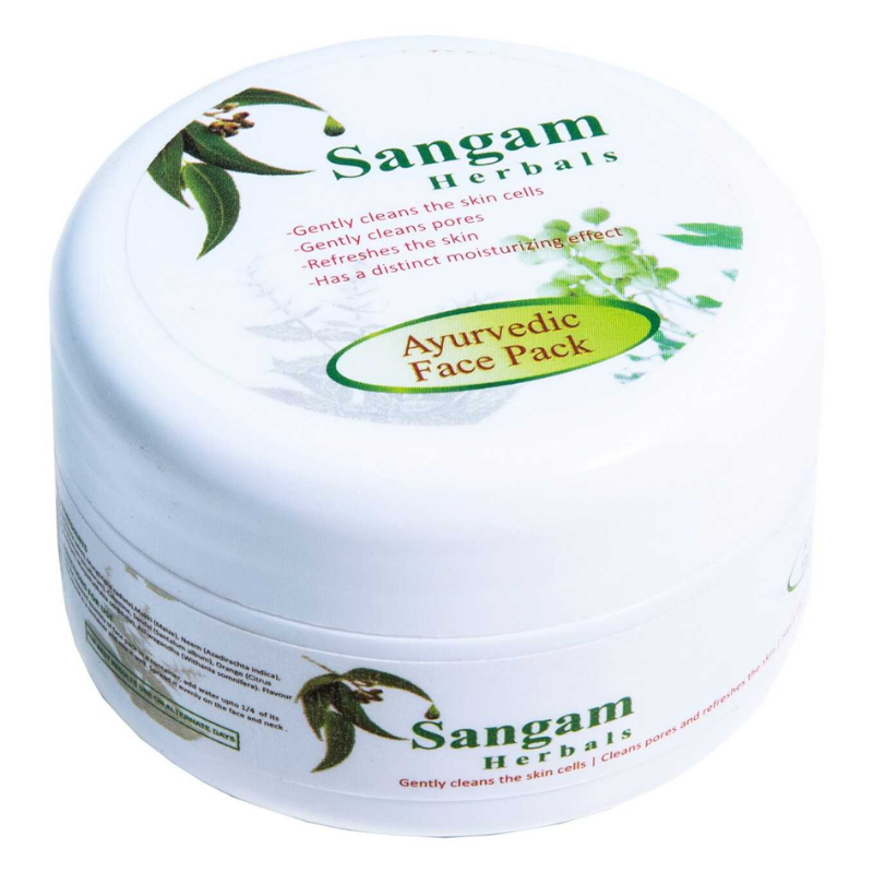 Аюрведическая сухая маска для лица «Апельсин и Лимон» Sangam Herbals, 40 г.