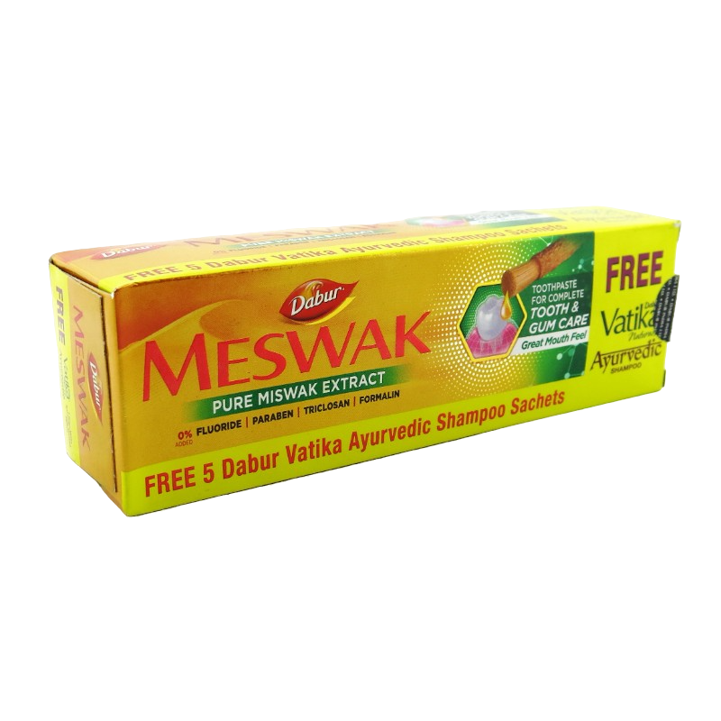 Аюрведическая зубная паста Мисвак Dabur, 100 г.+ 5 саше
