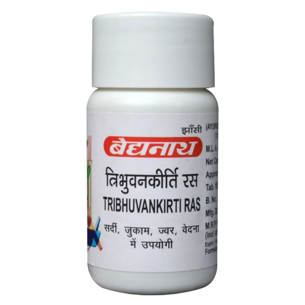 Трибхуванкирти рас Baidyanath, 80 таб.