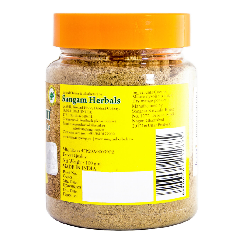 Манго сухой молотый Sangam Herbals, 100 г.