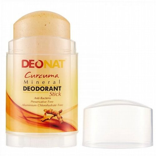 Дезодорант кристалл с экстрактом куркумы и глицерином Deonat, 100 г.