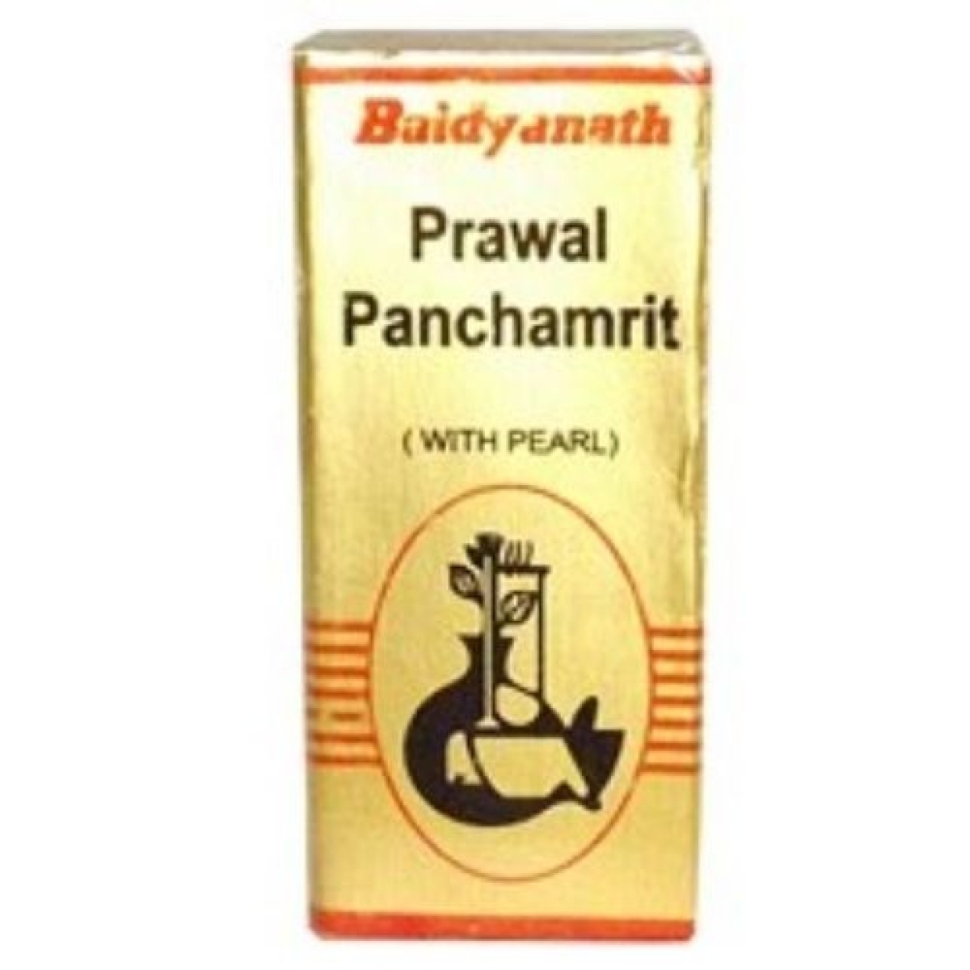 Правал Панчамрит с жемчугом Baidyanath, 25 таб.