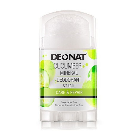 Дезодорант кристалл с экстрактом огурца Deonat, 100 г.