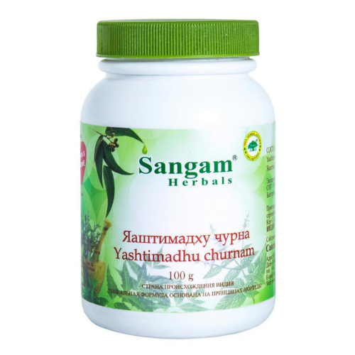 Яштимадху Чурна Sangam Herbals, 100 г.