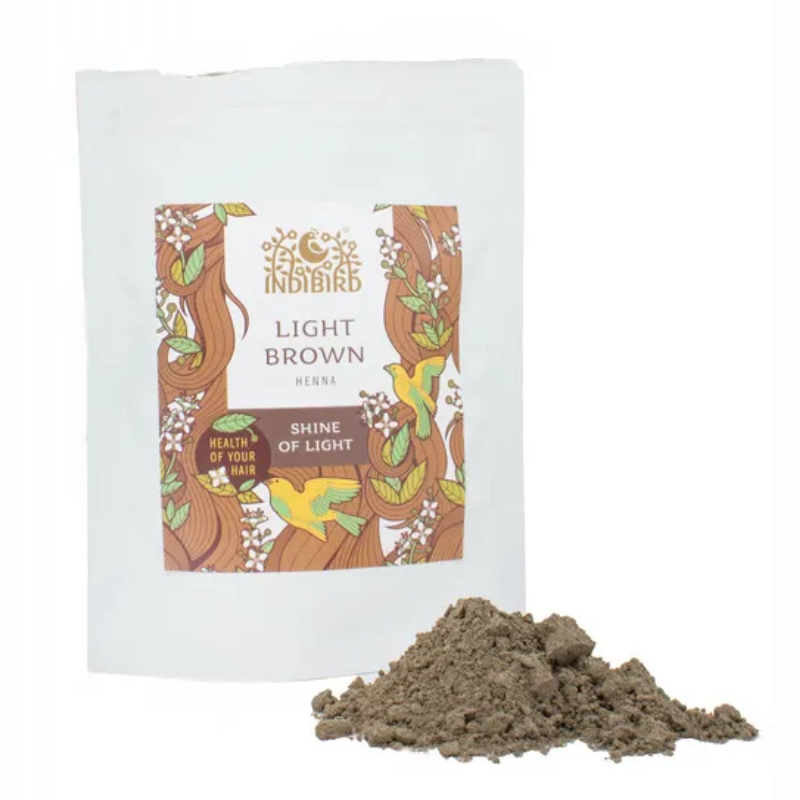 Хна для волос «Светло-Коричневая» Indibird, 50 г.