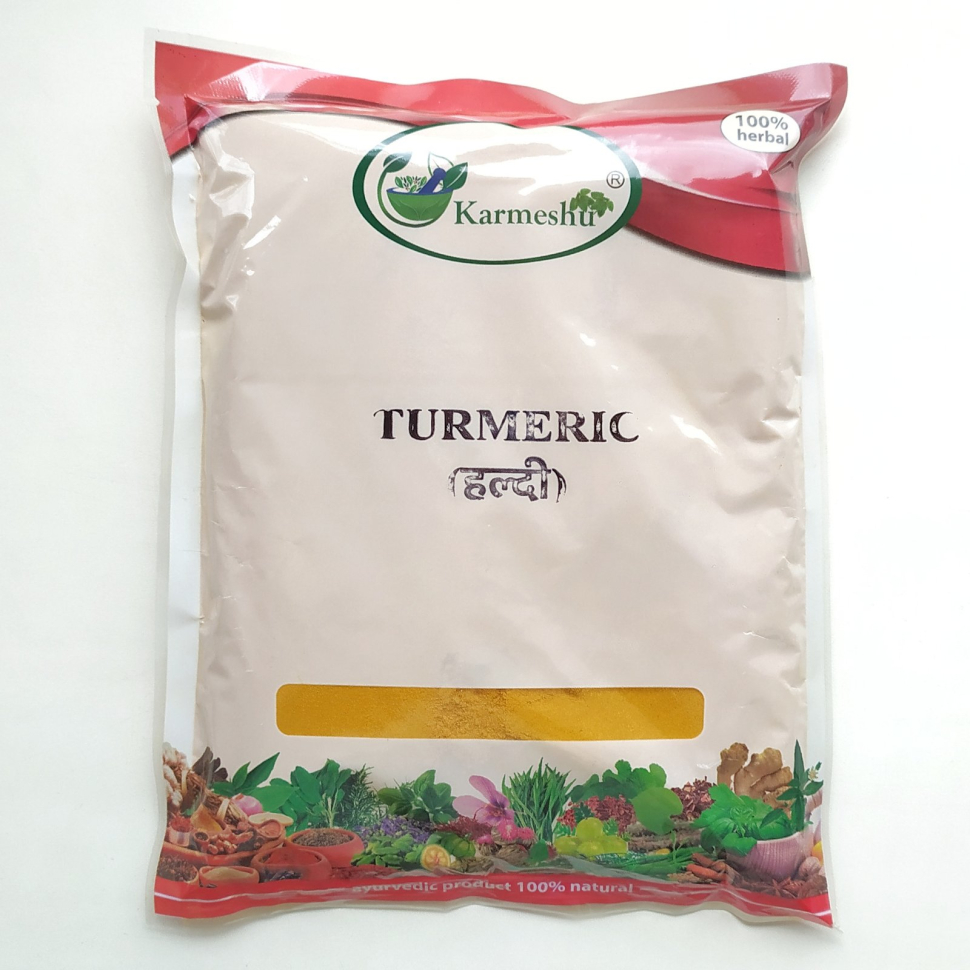 Куркума молотая пакет, Turmeric powder, 500 г, Karmeshu
