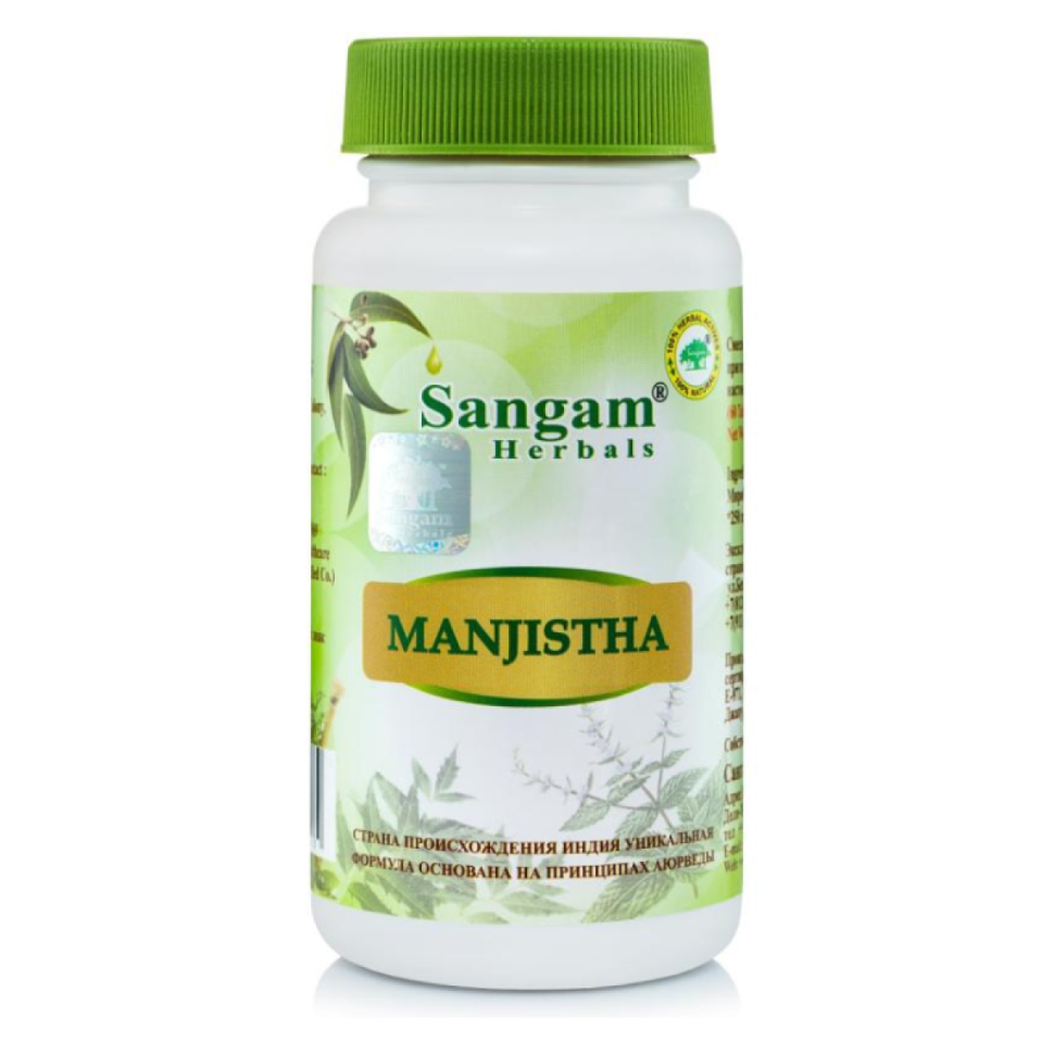 Манжишта Sangam Herbals, 60 таб.