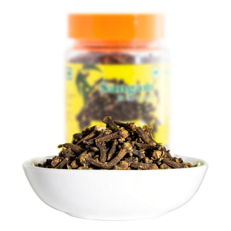 Гвоздика цельная Sangam Herbals, 60 г.