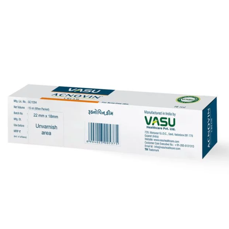 Крем для проблемной кожи Акновин Vasu, 15 мл.