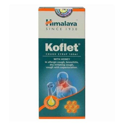 Сироп от кашля с мёдом Кофлет Himalaya, 100 мл.